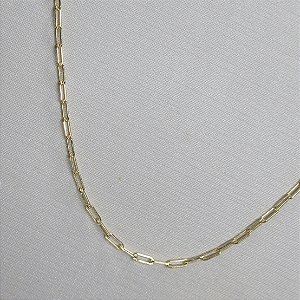 CORRENTE DOURADA MODELO CARTIER FINA - 70CM