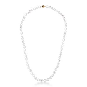 COLAR COM PÉROLAS SHELL 45CM