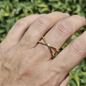 ANEL DOURADO X LISO