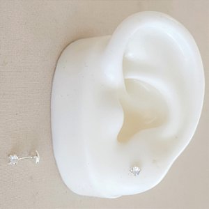 BRINCO PRATA DE PONTO DE LUZ PEQUENO - COM TARRACHA BABY