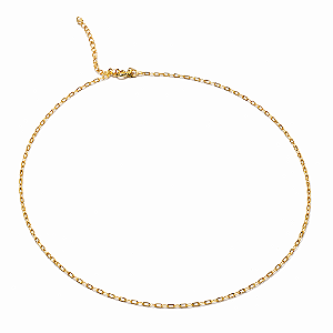 CORRENTE DOURADA MODELO CARTIER 40CM