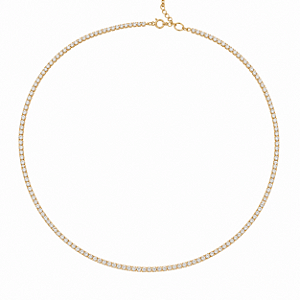 CHOCKER RIVIERA DOURADA 2MM - 40 CM + 9CM EXTENSOR