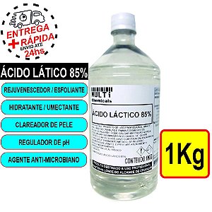 Ácido lático alimentício - 1KG