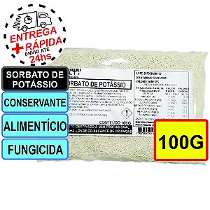 Sorbato de potássio - 100G