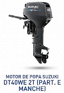 SUZUKI DT 40WES (18xCARTAO) Partida Eletrica e Manche