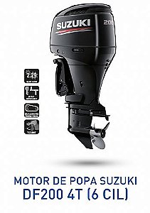 MOTOR DE POPA DF SUZUKI 200 HP TX  4 TEMPOS ( 6 CILINDROS )