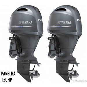 Parelha De Motores De Popa Yamaha 150 Hp 4 T INJEÇAO  Okm 2 Motores