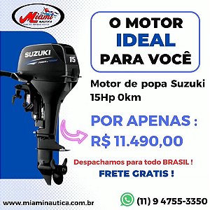 MOTOR DE POPA SUZUKI 15 HP