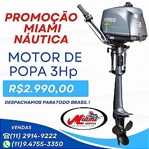 MOTOR DE POPA HIDEA 3 HP