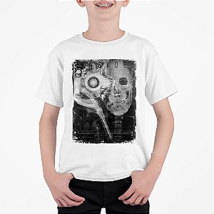 Camiseta Infantil Caveira Autorretrato