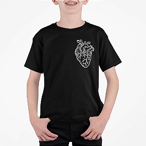 Camiseta Infantil Coração em si