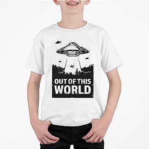 Camiseta Infantil De Outro Mundo