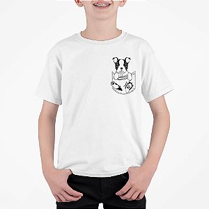 Camiseta Infantil Dog Bolso