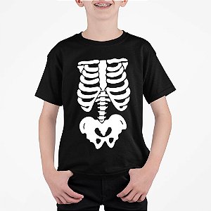 Camiseta Infantil Esqueleto