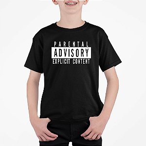 Camiseta Infantil Explicit Content