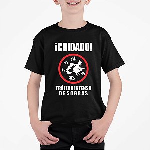 Camiseta Infantil Tráfego Intenso de Sogras