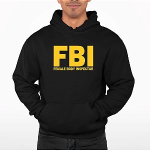 Moletom Canguru FBI - Female Body Inspector