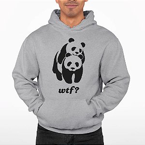 Moletom Canguru WTF Panda