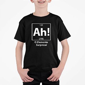 Camiseta Infantil Ah Elemento Surpresa