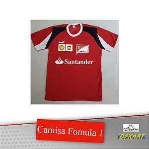 Camiseta Ferrari F1 - Manga Curta