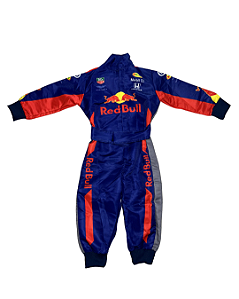 Macacão Infantil Fantasia - Red Bull Fórmula 1