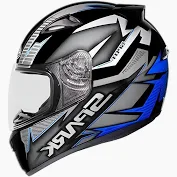 Capacete Spark Spot - EBF - PFO/Azul