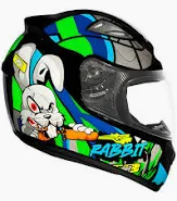 Capacete Spark Rabbit - EBF - Preto/Verde