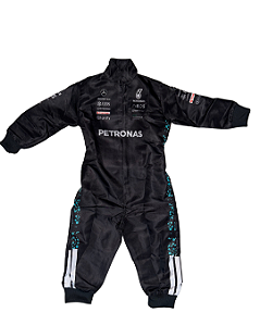 Macacão Fantasia Adulto - Equipe Mercedes