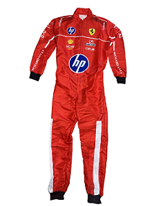 Macacão Fantasia Adulto - Equipe Ferrari
