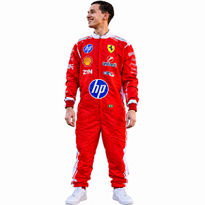 Macacão Fantasia Adulto - Equipe Ferrari 2026