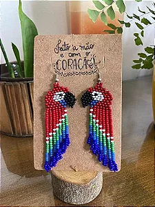 Brinco Ararinha Vermelha