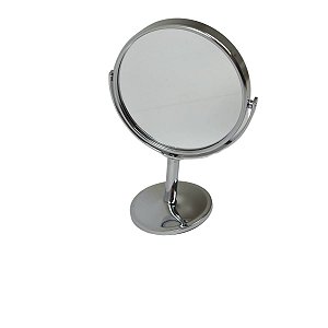 Espelho de Mesa Dupla Face Giratório Zoom 3x para Maquiagem
