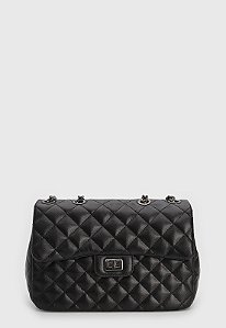 BOLSA MATELASSÊ PRETA