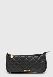 Bolsa Maria Milão Baguete Matelassê Preta
