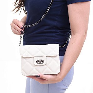 Bolsa Maria Milão Pequena Carteira Off-White