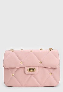 BOLSA MATELASSÊ ROSA