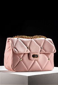 BOLSA MATELASSÊ ROSA