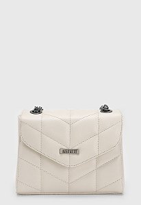 Bolsa Maria Milão Matelassê Pequena Off-White