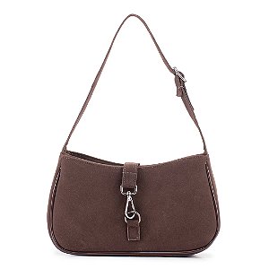 Bolsa Maria Milão Charme Camurça Café