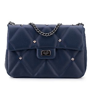 BOLSA MATELASSÊ AZUL