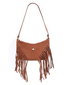 Meia Lua Franja Caramelo