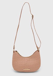 Bolsa Pequena Maria Milão Roma Croco Nude