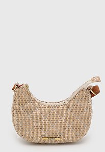 Bolsa Pequena Maria Milão Roma Matelassê Palha