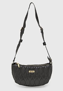 Bolsa Média Maria Milão Turin Matelassê Preta