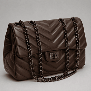 Bolsa Maria Milão Matelassê Café