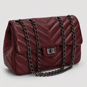 Bolsa Maria Milão Matelassê Bordô