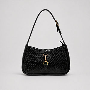 Bolsa Maria Milão Charme Tricê Preta