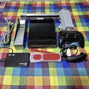 Nintendo Wii Preto Desbloqueado