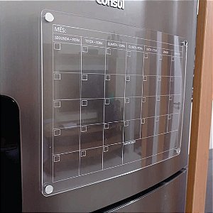 Kit de Quadros de Planejamento Magnético Mensal e Semanal