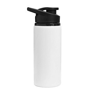 Squeeze de Alumínio Branco Tampa Pressão para Sublimação - 600ml